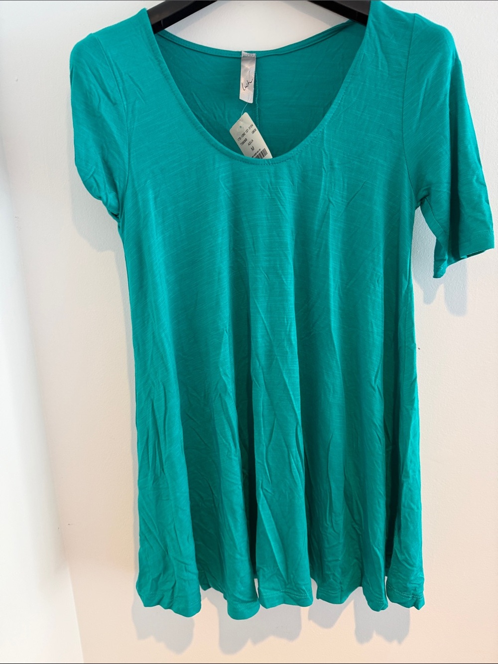 Women’s Scoop Neck Tunic Top - Teal